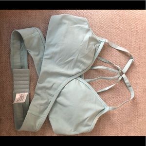 Wraparound Sports Bra - Jade Green - S